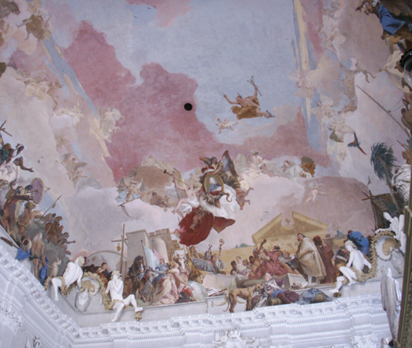 Giambattista Tiepolo, Fresco, 1750, Treppenhaus Residence Würzburg