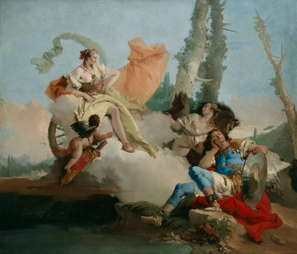Giambattista Tiepolo Rinaldo Enchanted by Armida 1745 Art Institute of Chicago, USA