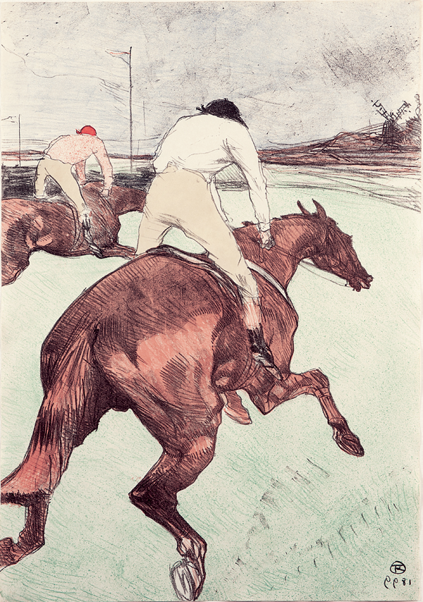 Le Jockey, 1899, Color Lithography 51.1 x 35.5 ㎝