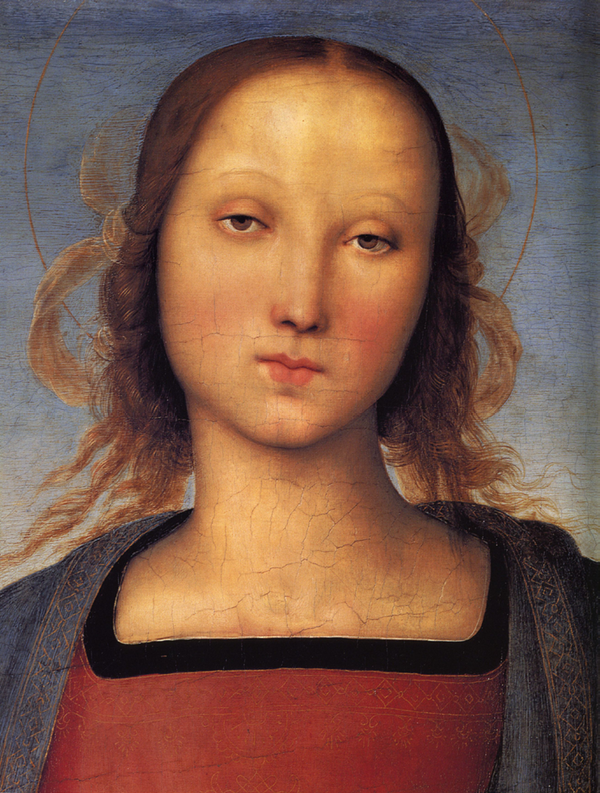 Perugino, Madonna with Child (detail)