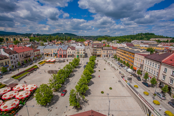 View from the Town Hall tower to the Market Square Photo by Marcin Gugulski