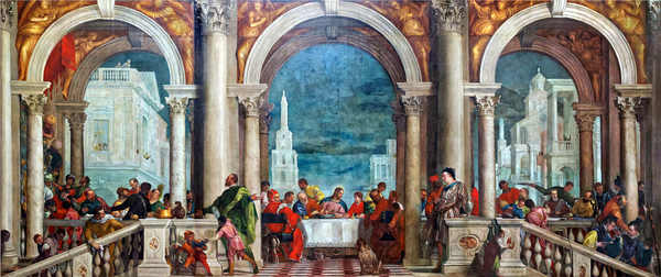 Paolo Veronese, The Feast in the House of Levi, Gallerie dell’ Accademia, 1573