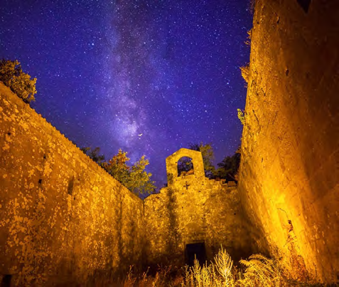 Ruin of a Middle Ages church, Elba island