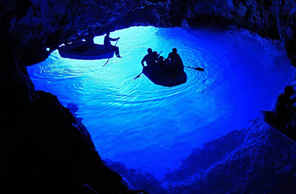 Blue Cave in Island of Bisevo