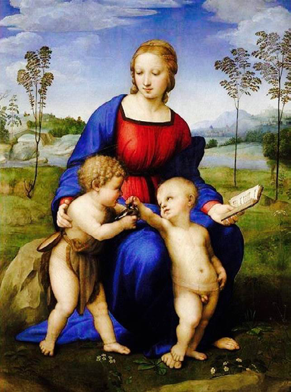 Raffaello, Madonna del Cardellino, 1506,Uffizzi Gallery, Florence