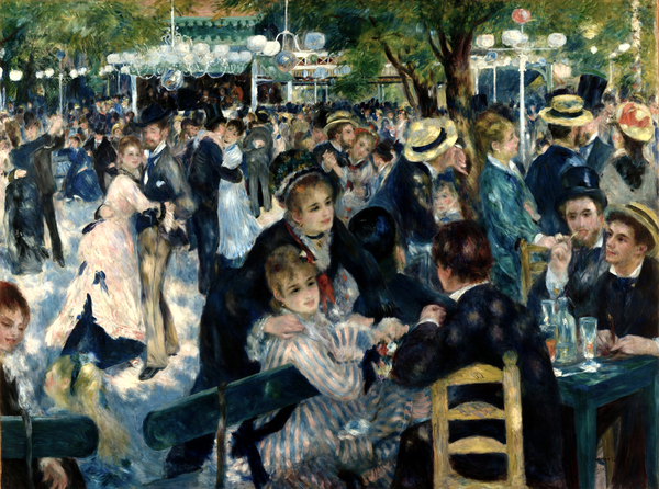 Dance at Le Moulin de la Galette, Auguste Renoir, 1876