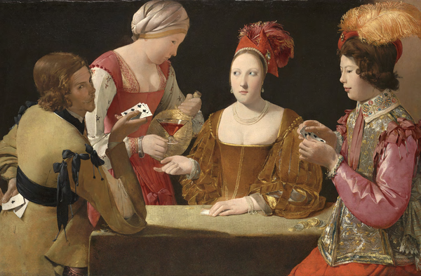 The Cheat with the Ace of Clubs_Georges de La Tour(1630-34)(Kimbell Art Museum 소장)