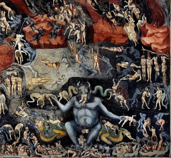 Giotto - Hell- Cappella degli Scrovegni- 1306 Padova