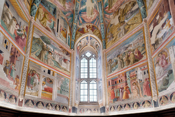 Benozzo Gozzoli – Frescoes 1450-1452 -Montefalco Museum