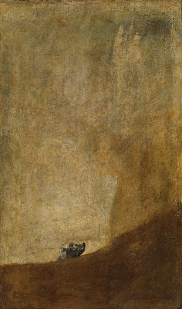 The Dog_Francisco Goya(1819-1823)