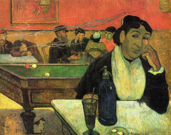 Night caf, Arles_Paul Gauguin(1888)