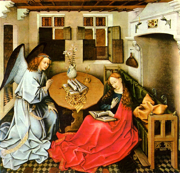 Annunciation_Robert Campin(1405~1406)