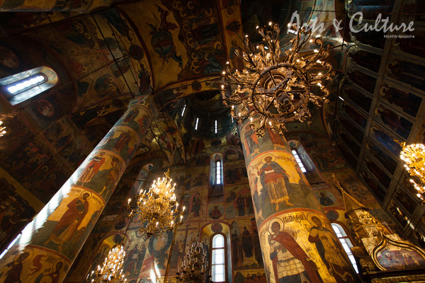 Aristotele Fioravanti - Dormition Cathedral in the Moscow Kremlin-Inside-  1475~1479