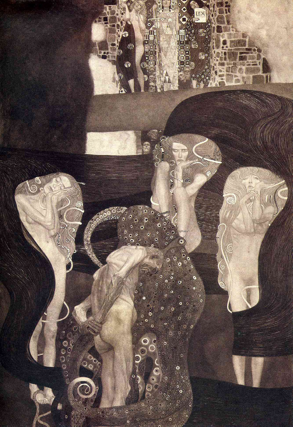 Jurisprudence(1899-1907_Destroyed 1945)_Klimt