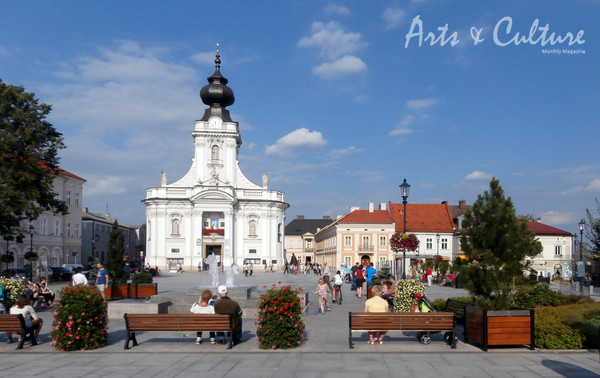 John Paul II Square in Wadowic