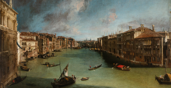 CANAL GRANDE VERSO RIALTO 1723 - Venezia, Museo del Settecento Veneziano Camera