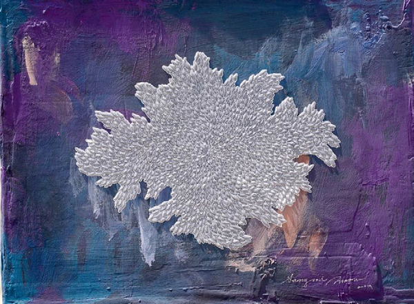 Respiro-ffa 2019 mixed media on panel 12x16