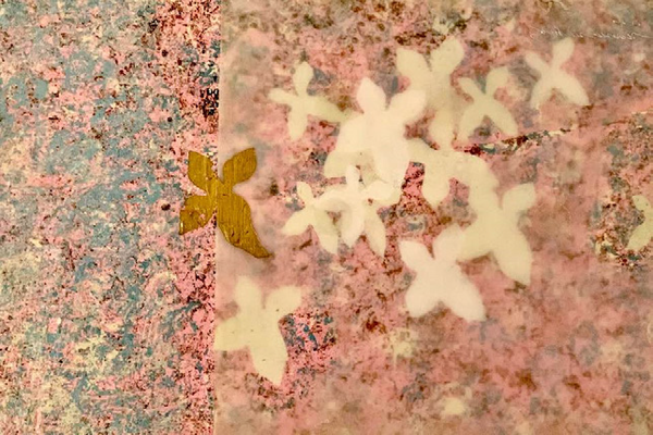 NAVI 2010 mixed media on panel 27x39