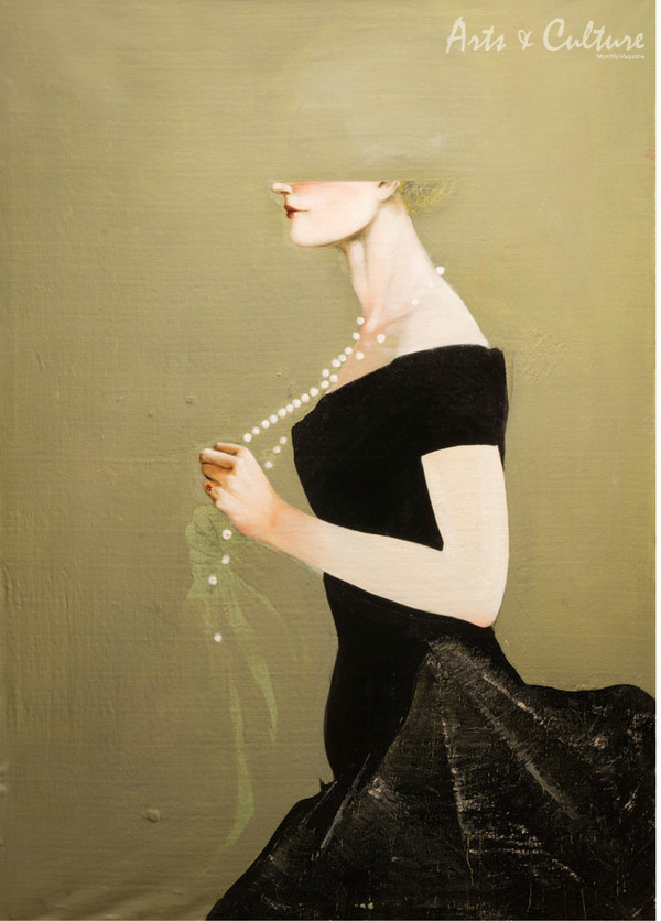 Anita, 2016, Olio su tela, 100x70 cm