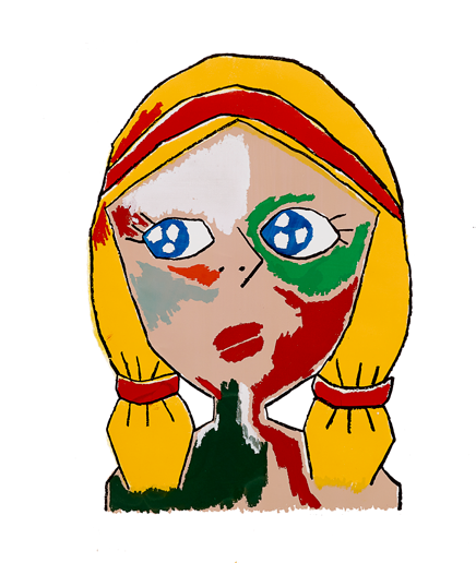 마틸다, 2018, 80×100, silkscreenonpaper