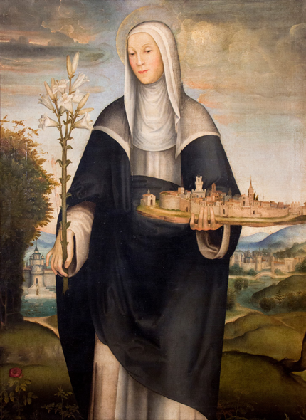 Santa Agnese Segni- Museo civico Monte pulciano 1507