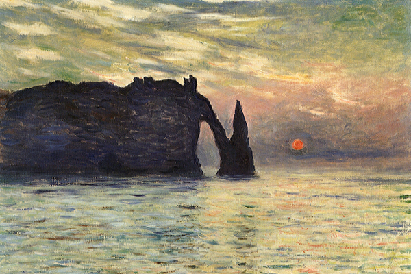 모네, 에트르타의 코끼리 절벽