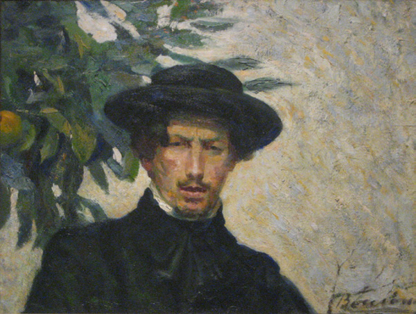 Self-portrait, Umberto Boccioni(1905)