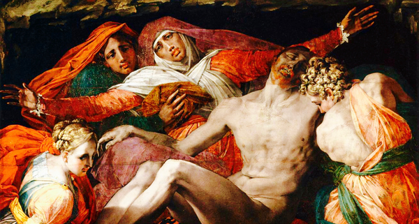 Rosso Fiorentino- La pietà 1537-1540 – Louvre Paris