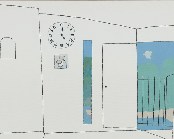 백영수, 실내, 캔버스에 유채, 162×130cm, 2012