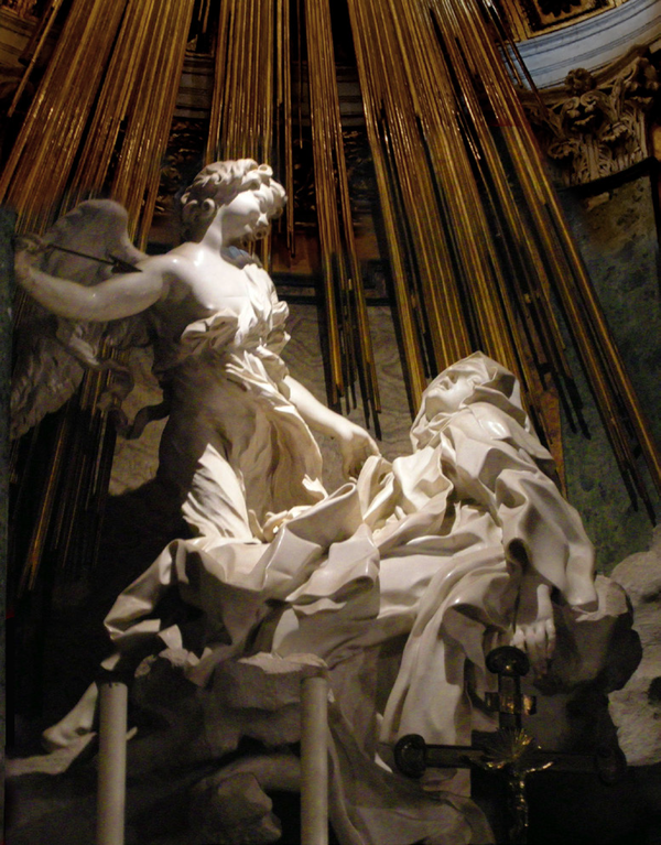 Gian Lorenzo Bernini- estasi di Santa teresa D’avila – Chiesa di Santa Maria della Vittoria- 1647