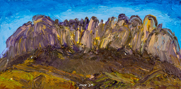 김정호, 울산바위, 캔버스에 유채, 91×117cm, 2019