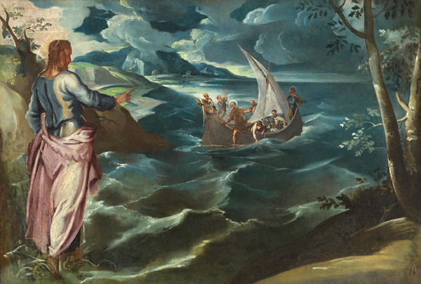 Tintoretto, Christ at the Sea of Galilee, c. 1575 - 1580,National Gallery of Art, Washington, DC