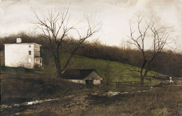 Evening At Kuerners_Andrew Wyeth(1970)