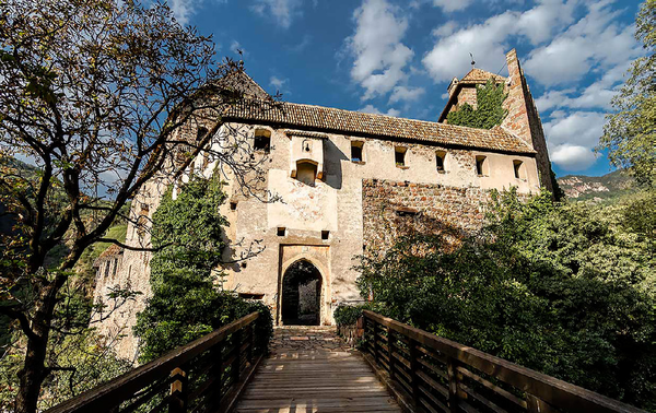 Bolzano- Entrance of Medieval Runkelstein Castel