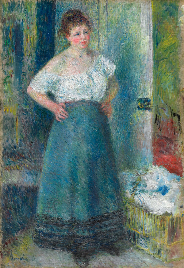 The Laundress_Renoir(between 1877 and 1879)