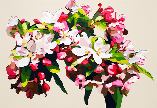 봄의 노래 Ⅸ (119x82cm_ Acrylic on Hardboard_2016)