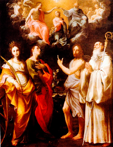 Guido Reni, Incoronazione della Vergine Maria, 1595,Pinacoteca Nazionale Bologna