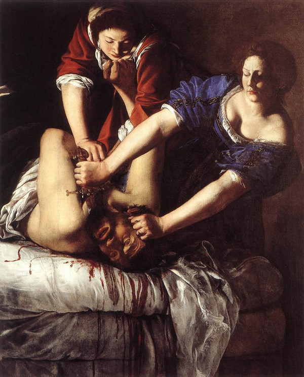 Artemisia Gentileschi, Giuditta che decapita Oloferne, 1612-13,Museo nazionale Capodimonte, Napoli