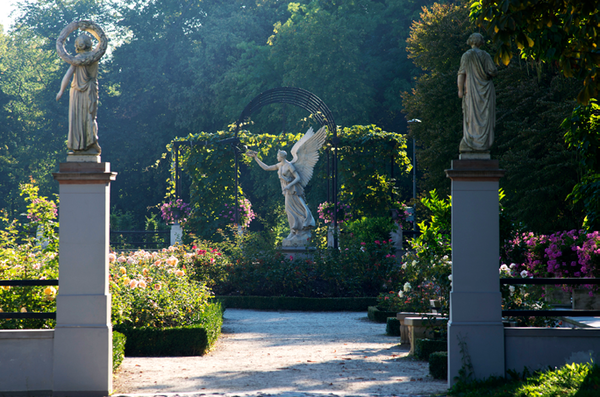 Wilanow Palace magic rose garden ⓒ Wojciech Holnicki