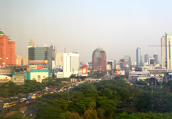 자카르타 스망기 교차로 부근