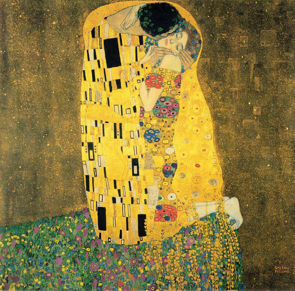 The Kiss(Gustav Klimt)