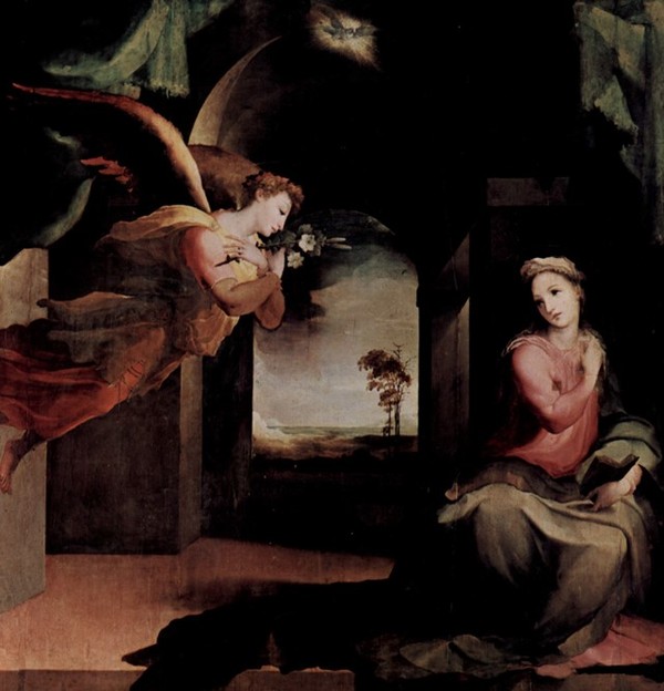 Annunciazione di Sarteano1546  -  Chiesa san Martino in Foro Serteano – Siena