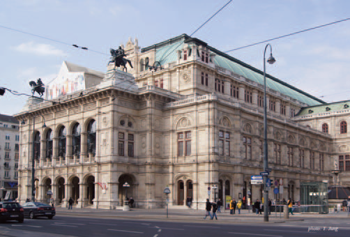 링슈트라쎄 도로변의 국립오페라극장