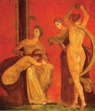 Fresco - 79 A.D. - Villa dei Misteri- Pompei - Italy