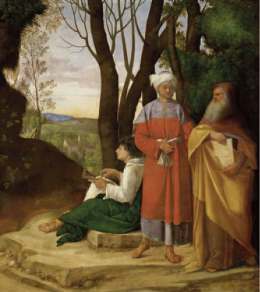 Giorgione - The Tree Philosphers - 1506-1508Kunsthistorisches Museum - Wien