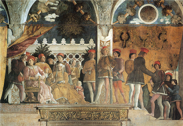 Andrea Mantegna- The Court Scene of  Gongaza Family- 1425  Castel San Giorgio- Mantua