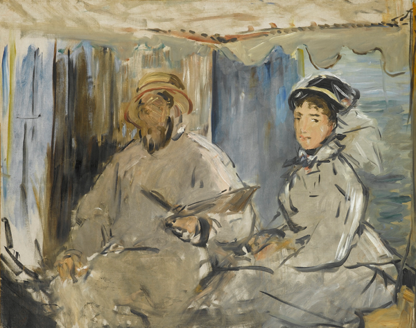 Edouard Manet, Monet peignant dans son atelier, 1874© BPK, Berlin, Dist. RMN-Grand Palais / image Staatsgalerie Stuttgart