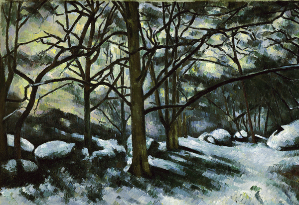 Paul Cézanne, Neige fondante à Fontainebleau,1879-1880© 2017. Digital image, The Museum of Modern Art, New York/Scala, Florence
