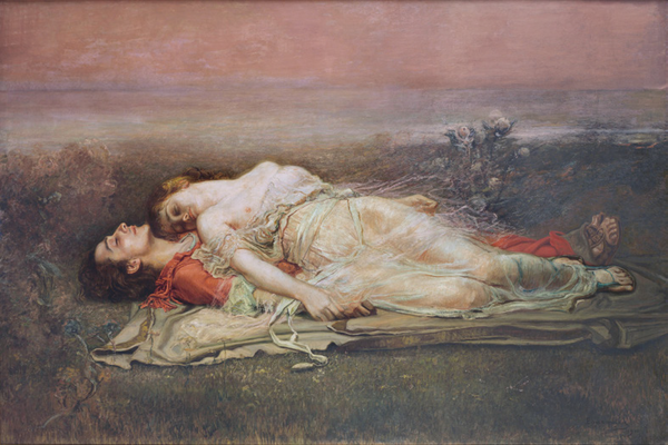 Tristan and Isolt (Death) Rogelio de Egusquiza(1910)