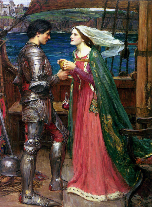 Tristan and Isolde Sharing the PotionJohn William Waterhouse(1916)